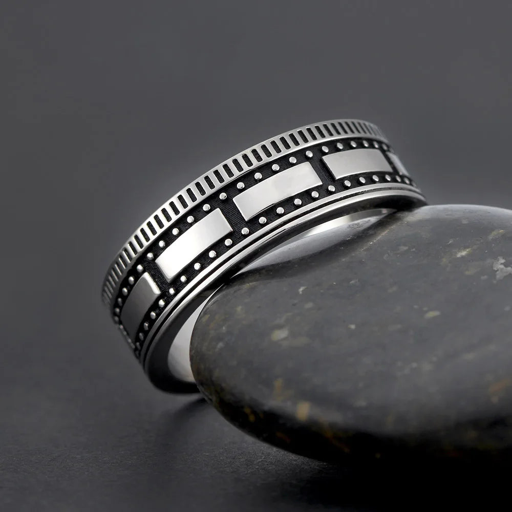 Vintage Camera Ring — 925 Silver