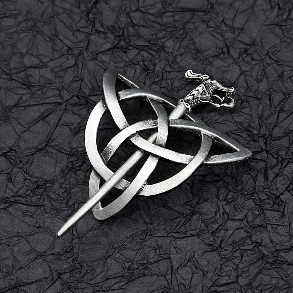 Viking Steel Jewelry Vintage Celtic Knot Hair
