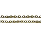 custom length biker brass made 9mm thick 30cm-100cm long sweden carved anchor link chain necklace wallet jean FOB