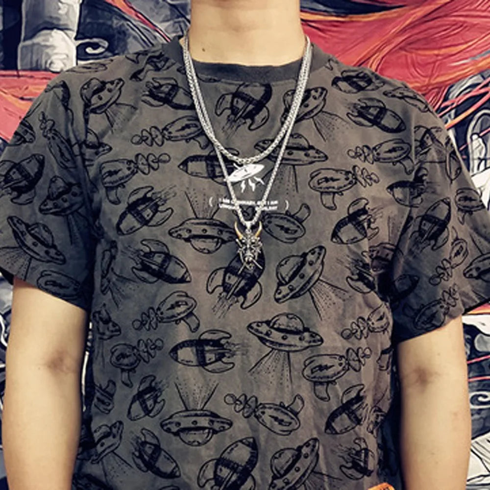 Samurai Prajna Mask Pendant Necklace — Stainless Steel