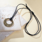 Viking Witch Knot Amulet Pendant Necklace — Rope Chain