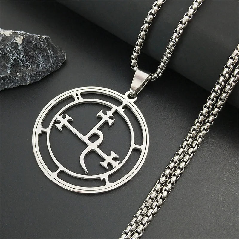 Lilith Demon Seal Necklace — Silver