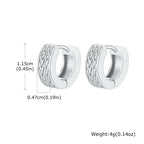 Celtic Knot Viking Hoop Earrings — Stainless Steel