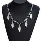 Fashion Chain Link Choker Heart Lock Cross Necklace Pendant For Women Men Silver Color Goth Jewelry Party Punk Long Necklaces