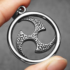 Boomerang Pendant Necklace — Stainless Steel