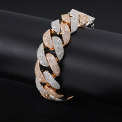 Cuban Two-Tone Necklace 22mm