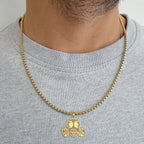 Todorova Stainless Steel Gas Mask Pendant Necklace For Women Men Punk Viking Medallion Neck Chain Charm Trendy Jewelry Gift