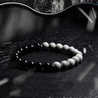 Block Volcanic Lava Stone Bracelet Men Black Classic Matte Obisidian Labradorite Bead Jewelry Women Birthday Gift for