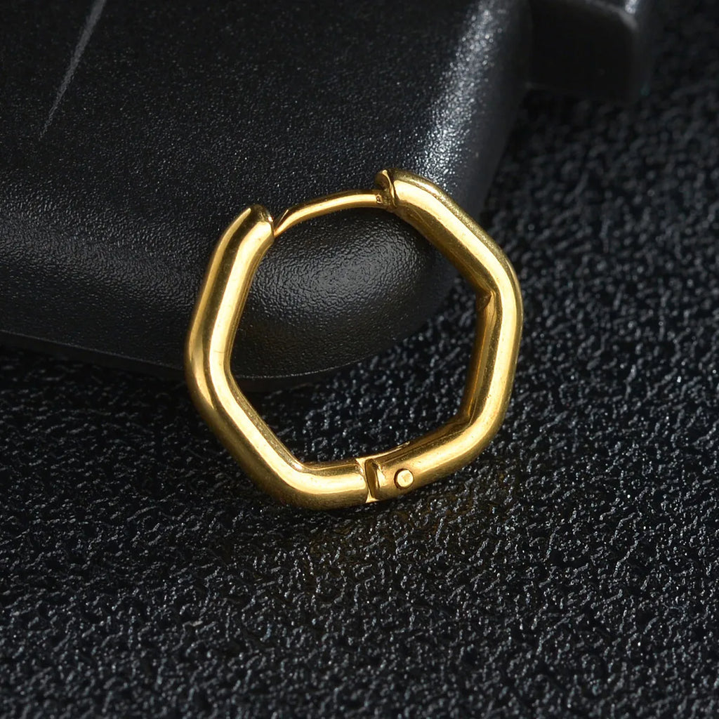 Punk Mens Long Stick Ear Stud Set Black Earrings Gift for Boyfriend Lover Jewelry Nightclub Bar Earring
