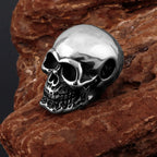 Viking Ghost Skull Pendant Necklace — Stainless