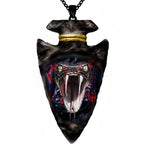 Gothic Crow Black Chain Pendant Necklace Hip Hop Necklace for Men Stainless Steel Jewelry Accessories Men Halloween Party Gifts