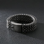 Mesh Link Bracelet, Multiple Widths — Stainless Steel