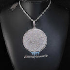 Letter Pendant Necklace Stainless Steel