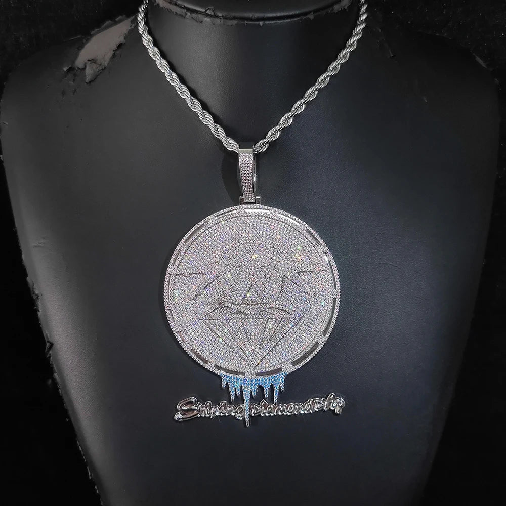 Letter Pendant Necklace Stainless Steel