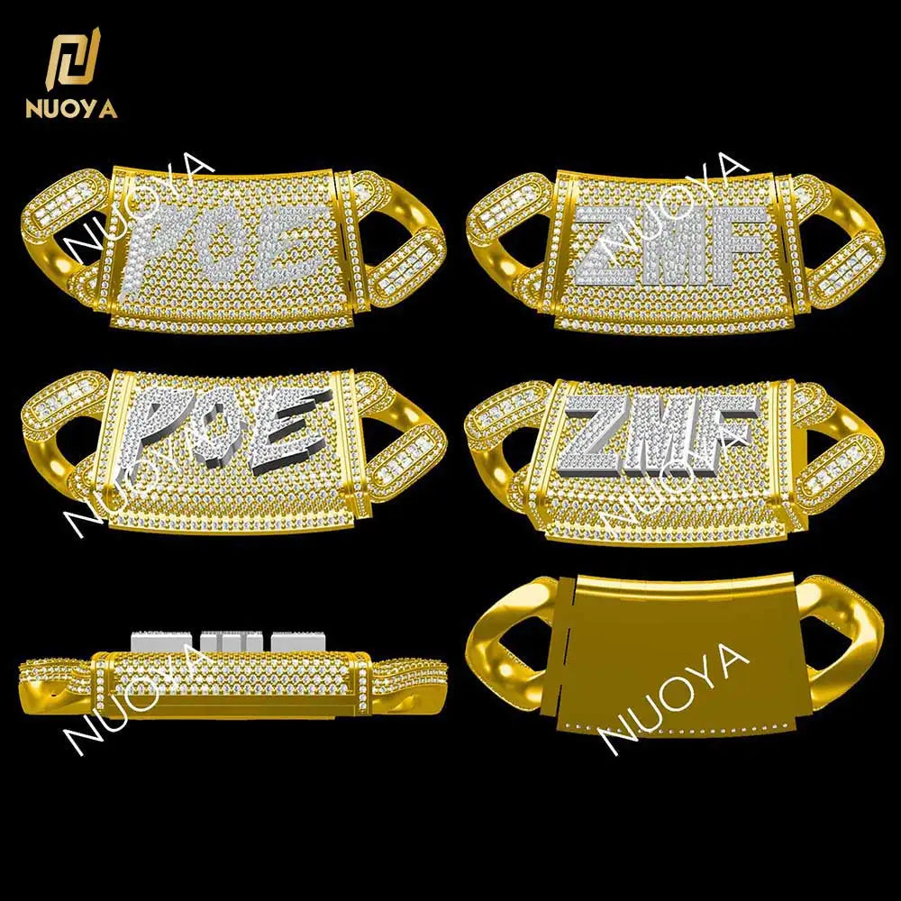 Iced Out Cuban Chain Necklace Stainless Steel 18MM