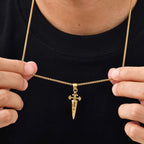Sword Pendant Necklace — Stainless Steel