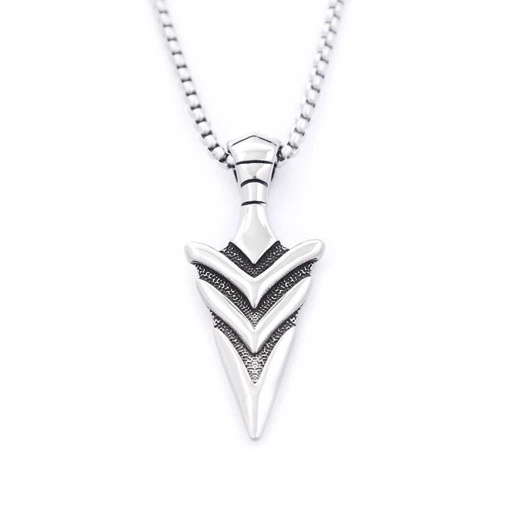 Arrow Pendant — Stainless Steel