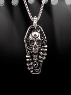 Ghost Steel Pendant Punk