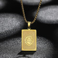Zodiac Sign Capricorn Pendant Necklace for Women Men 12 Constellation Jewelry Choker Charm Chain Birthday Gift Female Collar