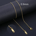 HIYEE Stainless Steel Snake Chain Necklace Chains for DIY for Women Jewelry Making Findings Pendants Lobster Clasps