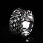 Viking Celtic Knot Band Ring — Stainless Steel