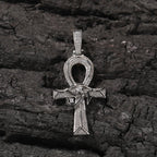 Shining Iced Out Ancient Egyptian God Eye of Horus Cross Pendant Necklace for Men and Women Hip Hop Trendy Amulet