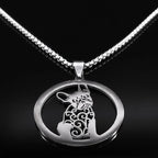 Iced Out Silver Chain French Bulldog Chihuahua