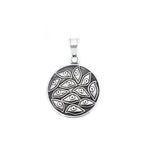 Gothic Demon Eyes Pendant — Stainless Steel