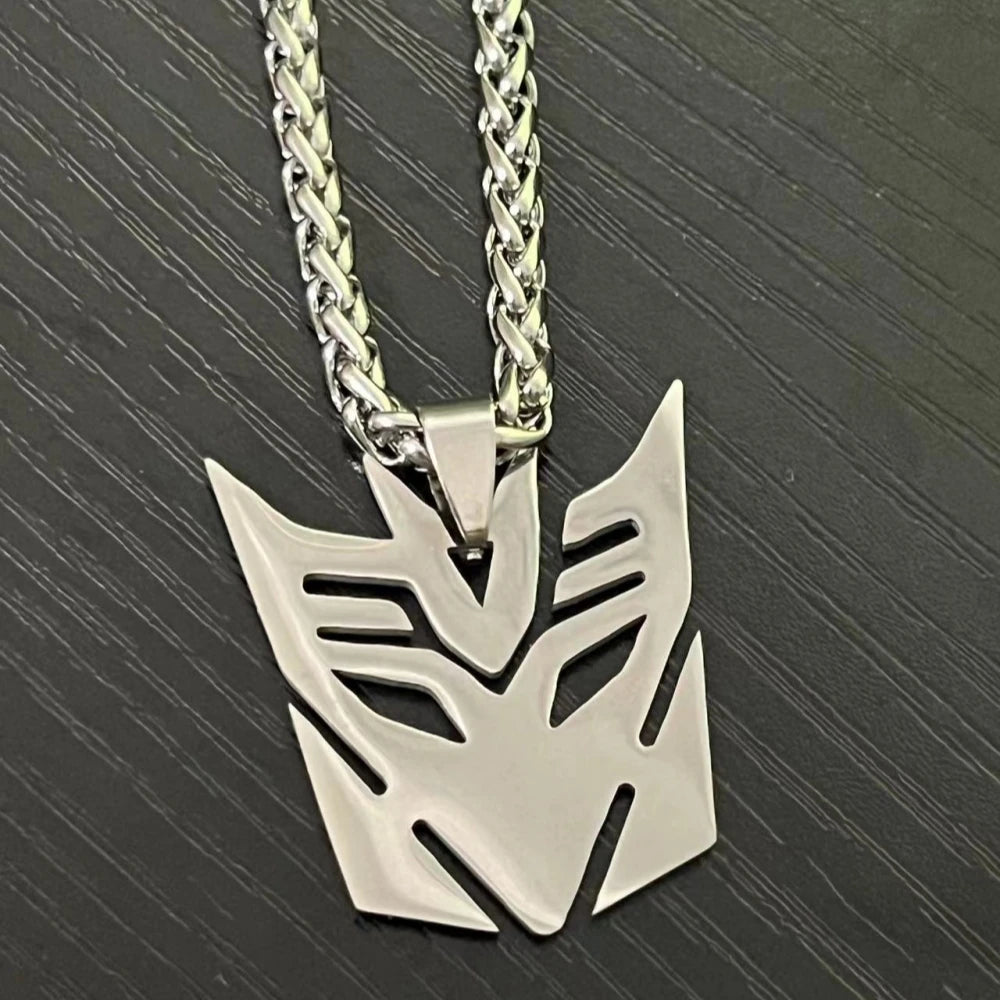Steel Pendant Anime Movies Autobots Sign