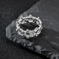 Irregular Thorns Star Ring — Stainless Steel