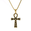 Cross Egyptian Steel Pendant 316L Anka Vintage