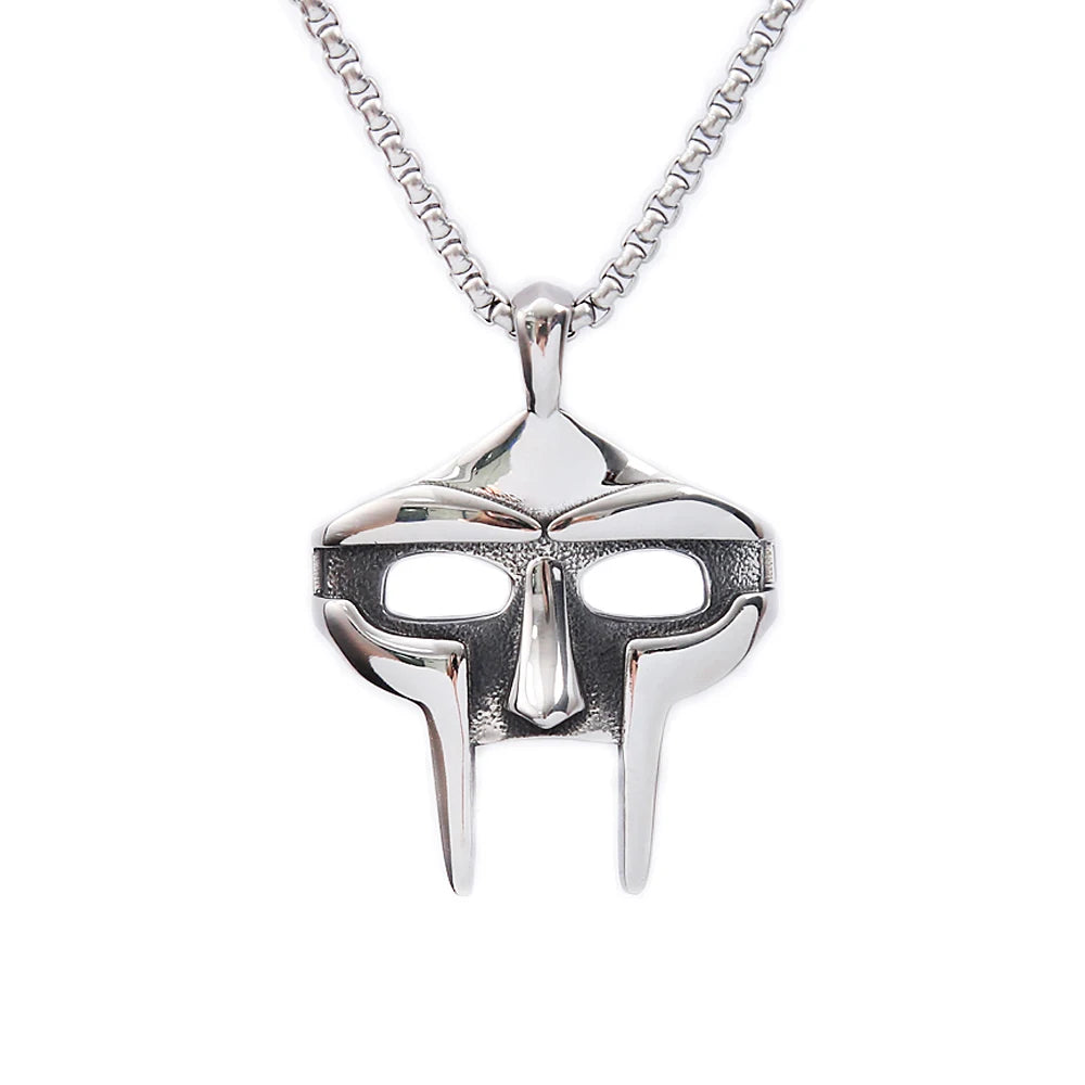 MF Doom Pharaoh Mask Pendant — Stainless