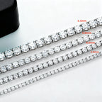Iced Out Tennis Bracelet 6.5mm — 925 Silver