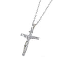 New Explosive Trendy Easter Jesus Cross Men's Necklace Pendant Light Luxury Fashion Trend Niche Men's Necklace Gift