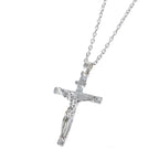 New Explosive Trendy Easter Jesus Cross Men's Necklace Pendant Light Luxury Fashion Trend Niche Men's Necklace Gift