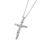 Faith Easter Jesus Cross Pendant Necklace