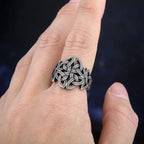 Celtic Knot Ring Polished Vintage for Men — 316L Stainless Steel