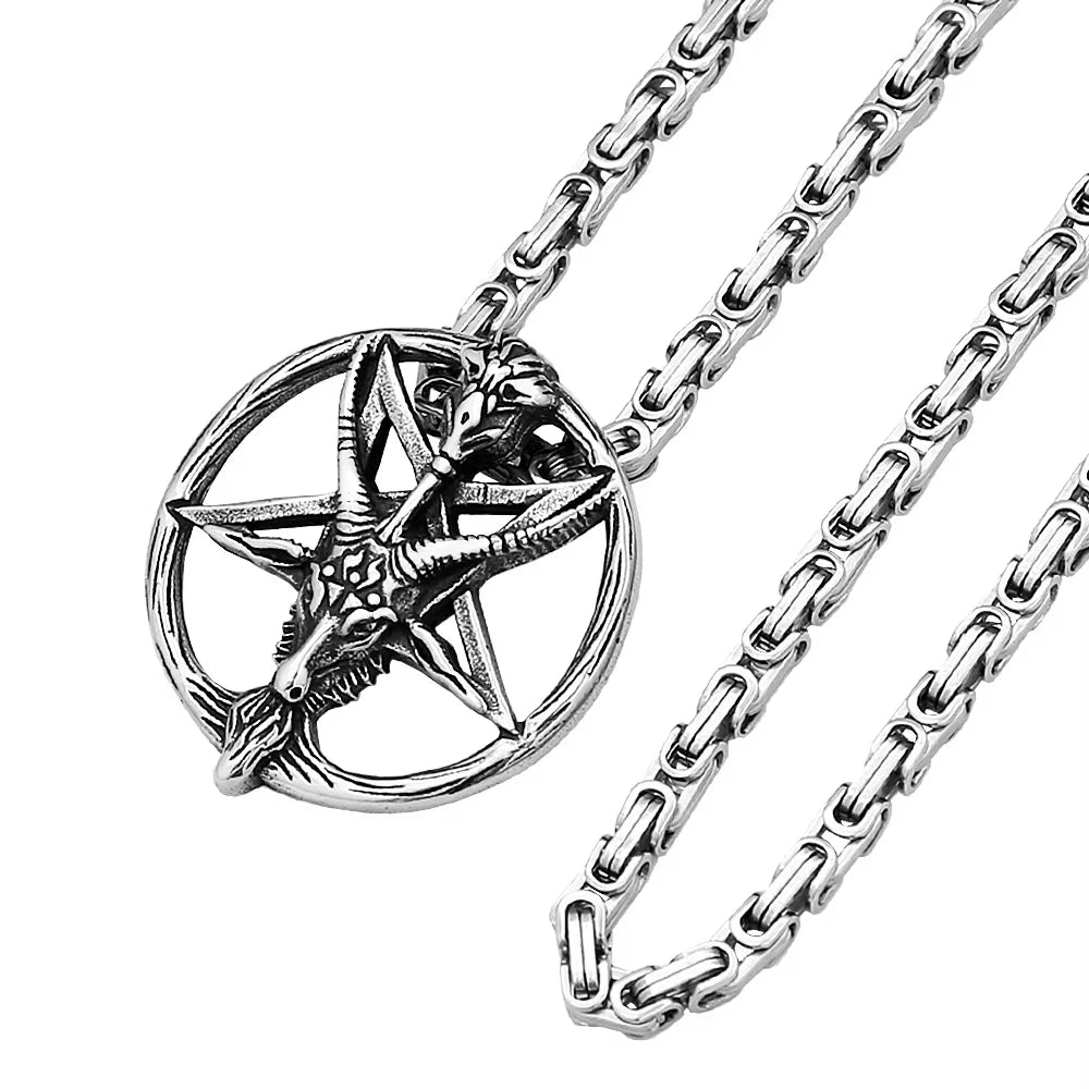 Scorpion Pendant Necklace — Stainless Steel