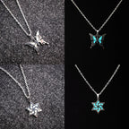 Luminous Heart Pendant Necklace — Stainless Steel