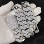 Gold Cuban Bracelet Iced Out 25MM Statement
