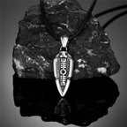 Odin's Spear Arrowhead Pendant Necklace — Steel