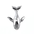 Whale Steel Pendant 316L Men Women Simple Necklace