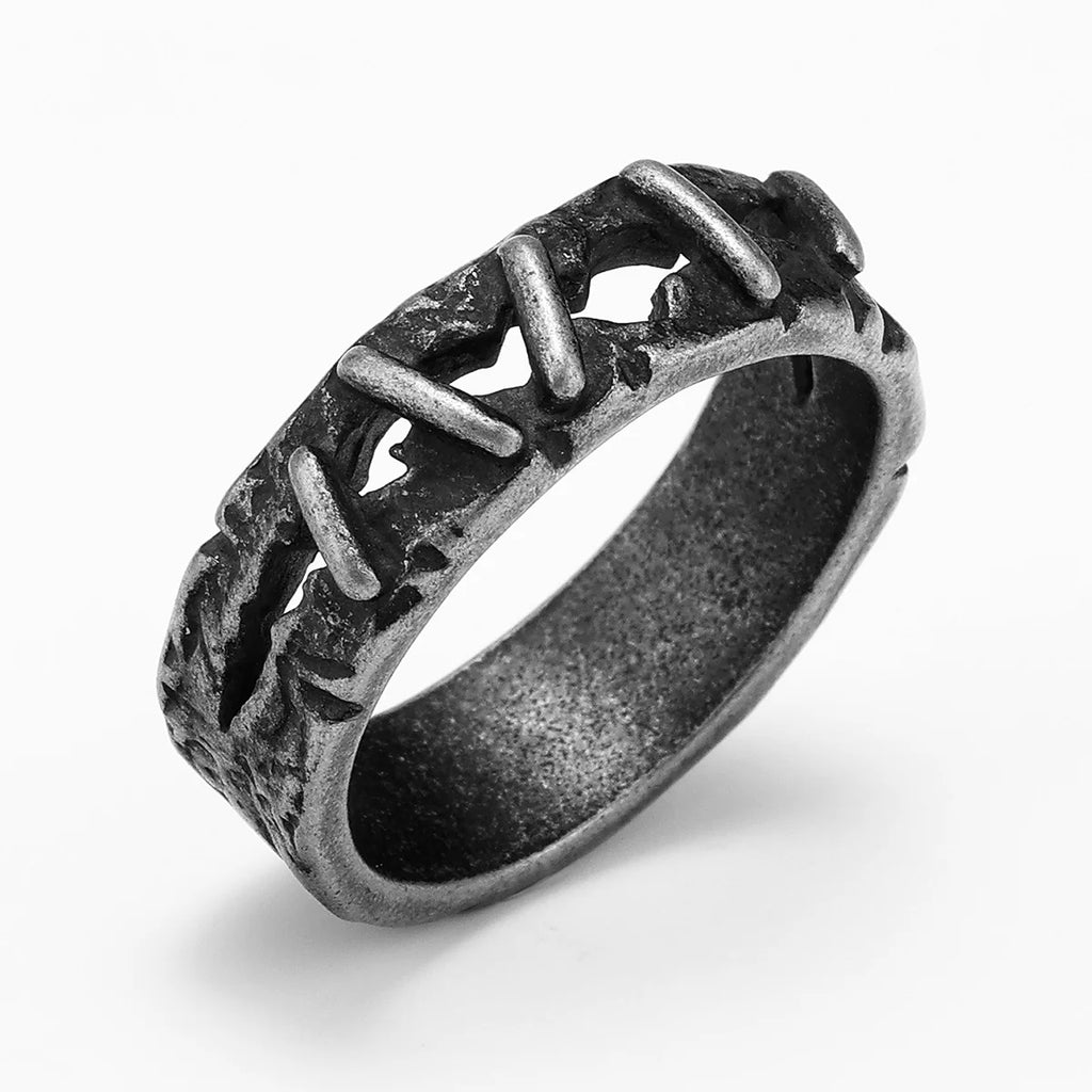 Suture Ring Stainless Steel Retro