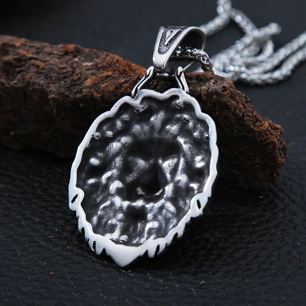 Gothic Lion Head Pendant Necklace — Stainless Steel