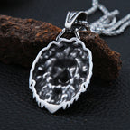 Gothic Lion Head Pendant Necklace — Stainless Steel