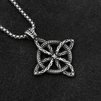 Celtic Stainless Steel Pendant Necklace