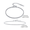 Rope Chain Bracelet Set — Stainless Steel