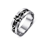 Korean Version Of Simple Ring Men Women Punk Hip Hop Stainless Steel Biker Men Ring Fashion Simple Jewelry Gift Wholesale