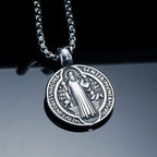 Vintage Saint Benedict Cross Necklace