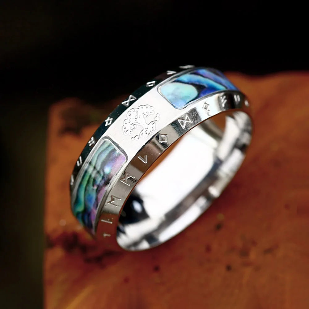 Fashion Punk Stainless Steel Fire Dragon Rings For Men Women Hip Hop Biker Vintage Vikings Animal Ring Amulet Jewelry